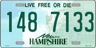 NH license plate 1487133