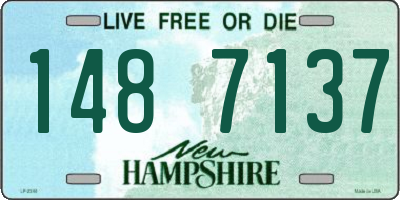 NH license plate 1487137