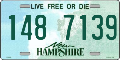 NH license plate 1487139
