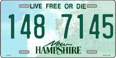 NH license plate 1487145