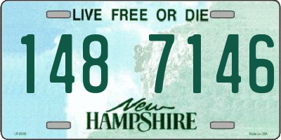NH license plate 1487146