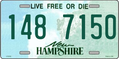 NH license plate 1487150