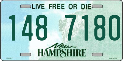 NH license plate 1487180