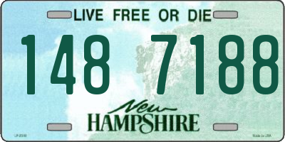 NH license plate 1487188