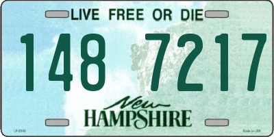 NH license plate 1487217