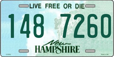 NH license plate 1487260