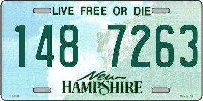 NH license plate 1487263