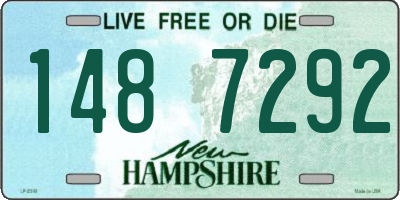 NH license plate 1487292