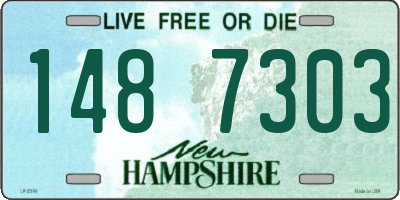 NH license plate 1487303