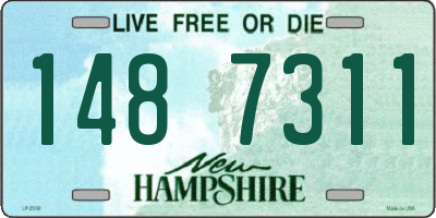 NH license plate 1487311