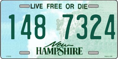 NH license plate 1487324