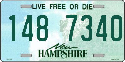 NH license plate 1487340