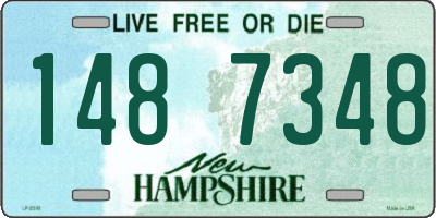 NH license plate 1487348