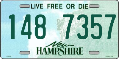 NH license plate 1487357