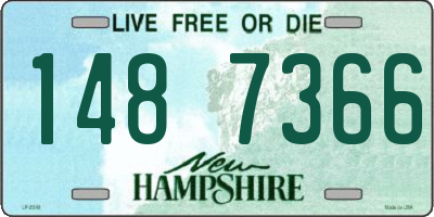 NH license plate 1487366