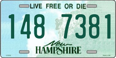 NH license plate 1487381