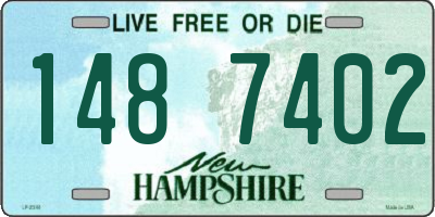 NH license plate 1487402