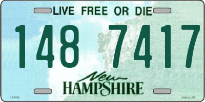 NH license plate 1487417