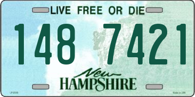 NH license plate 1487421