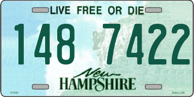 NH license plate 1487422