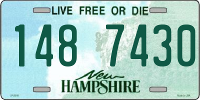 NH license plate 1487430
