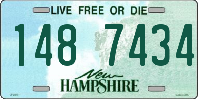 NH license plate 1487434