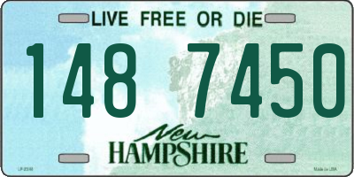 NH license plate 1487450