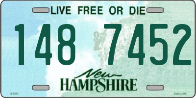 NH license plate 1487452