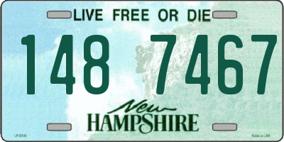 NH license plate 1487467