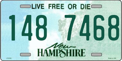 NH license plate 1487468