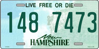 NH license plate 1487473