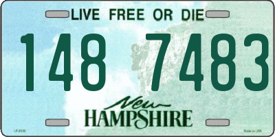 NH license plate 1487483