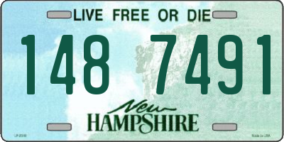 NH license plate 1487491