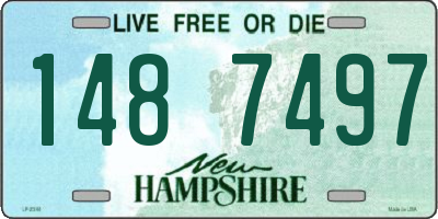 NH license plate 1487497