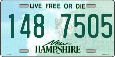 NH license plate 1487505