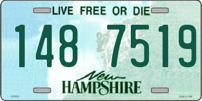 NH license plate 1487519