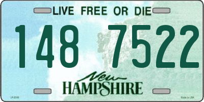 NH license plate 1487522