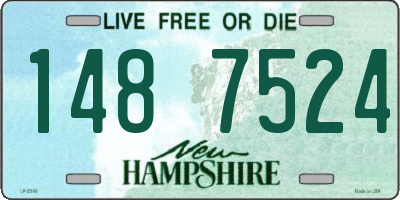 NH license plate 1487524