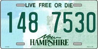 NH license plate 1487530