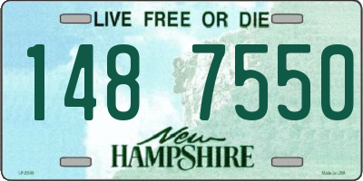 NH license plate 1487550
