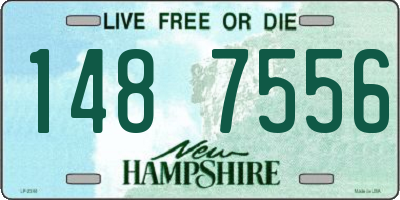 NH license plate 1487556