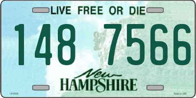NH license plate 1487566