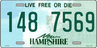 NH license plate 1487569