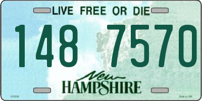 NH license plate 1487570