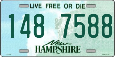 NH license plate 1487588