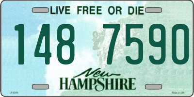 NH license plate 1487590