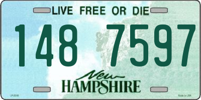 NH license plate 1487597