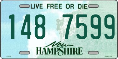 NH license plate 1487599