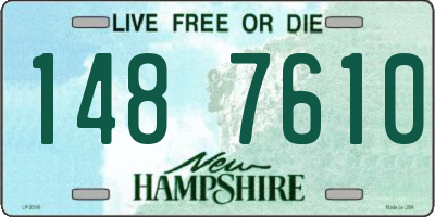 NH license plate 1487610