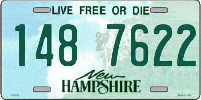 NH license plate 1487622